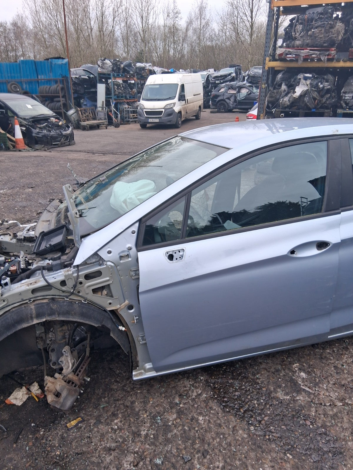 2019 VAUXHALL ASTRA K NSF PASSENGER SIDE FRONT LEFT QUARTER PANEL SILVER Z189