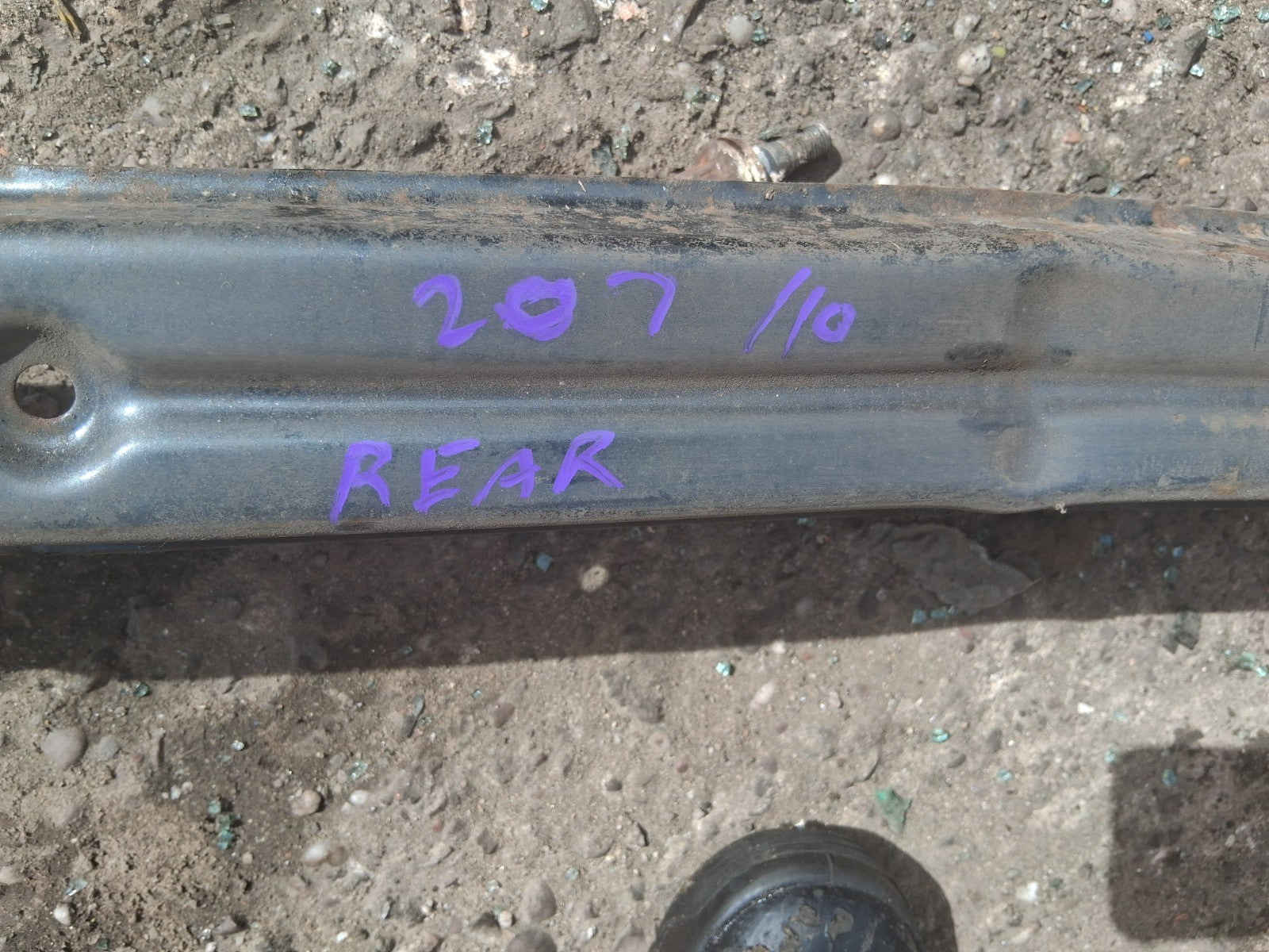 2010 PEUGEOT 207 REAR BUMPER CRASH IMPACT REINFORCEMENT BAR