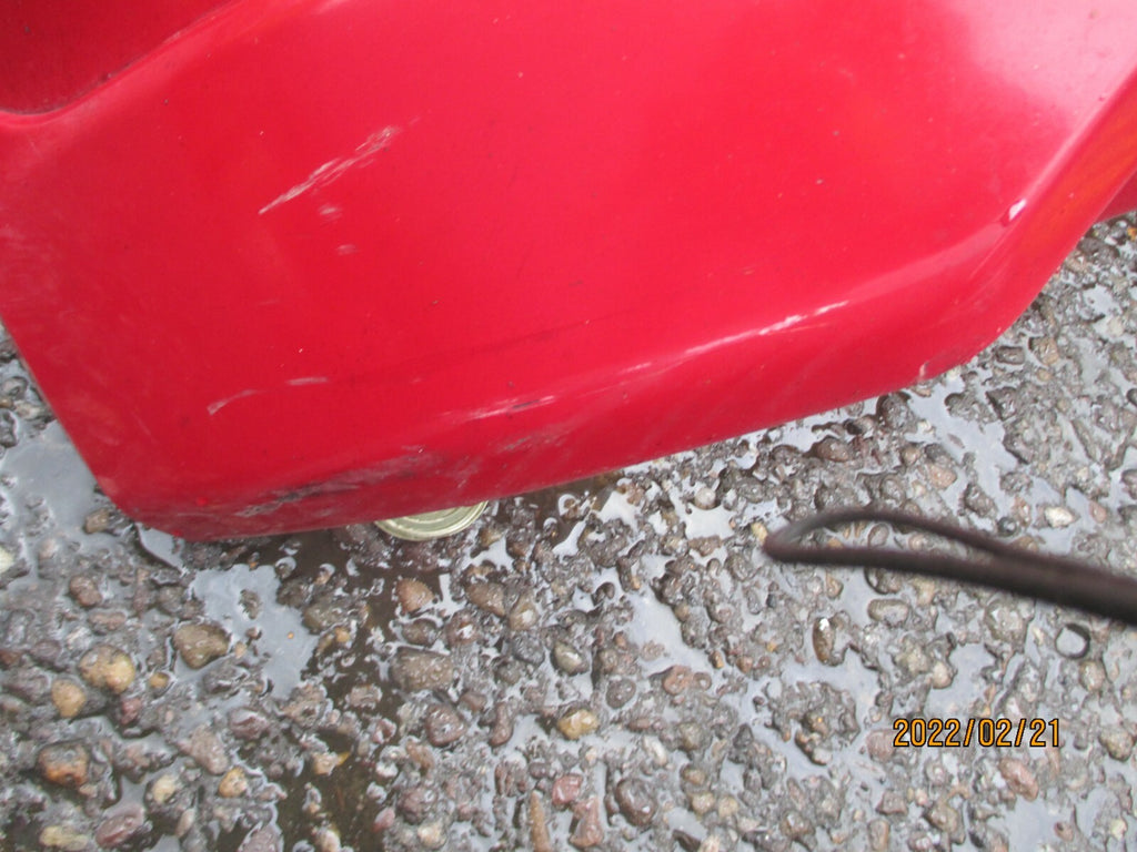 HONDA CIVIC MK7 SPORT 2005 COMPLETE REAR BACK PLASTIC BUMPER RED