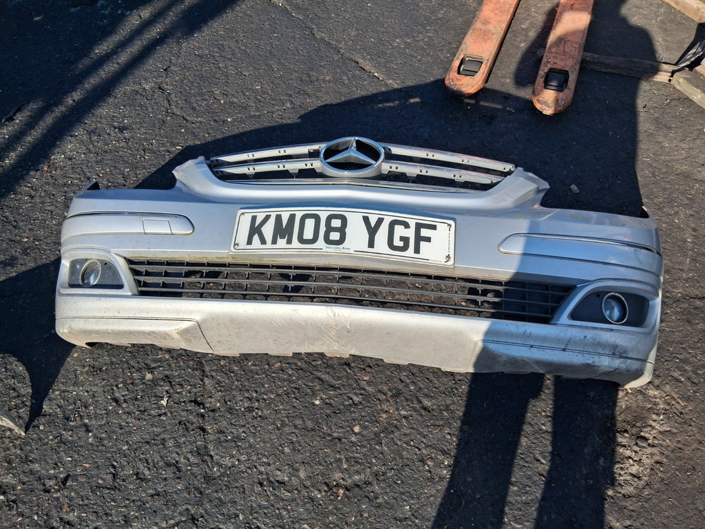 2008 MERCEDES B CLASS W245 FRONT COMPLETE BUMPER BADGE GRILL FOG LIGHTS SILVER