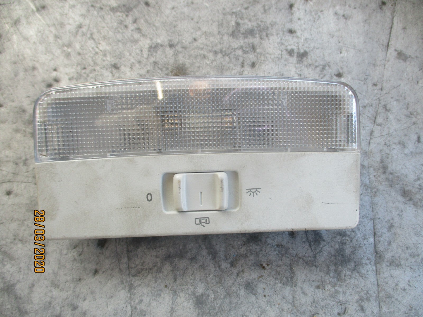 VW VOLKSWAGEN UP 2014 INTERIOR ROOF MAP READING LIGHT 6Q0947105M