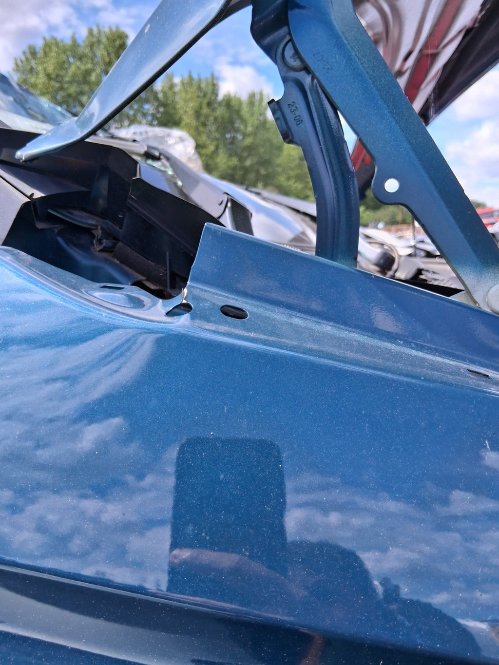 2023 PEUGEOT 5008 MK2 OSF DRIVER SIDE FRONT RIGHT WING PANEL CELEBS BLUE ESY