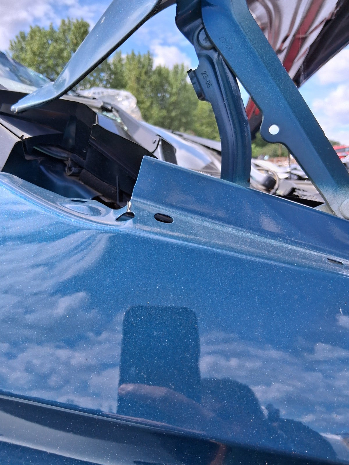 2023 PEUGEOT 5008 MK2 OSF DRIVER SIDE FRONT RIGHT WING PANEL CELEBS BLUE ESY