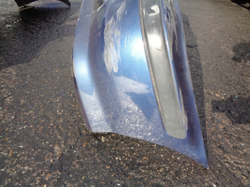 HONDA CIVIC 5 DOOR HATCHBACK 1998 COMPLETE FRONT PLASTIC BUMPER LOWER GRILL BLUE