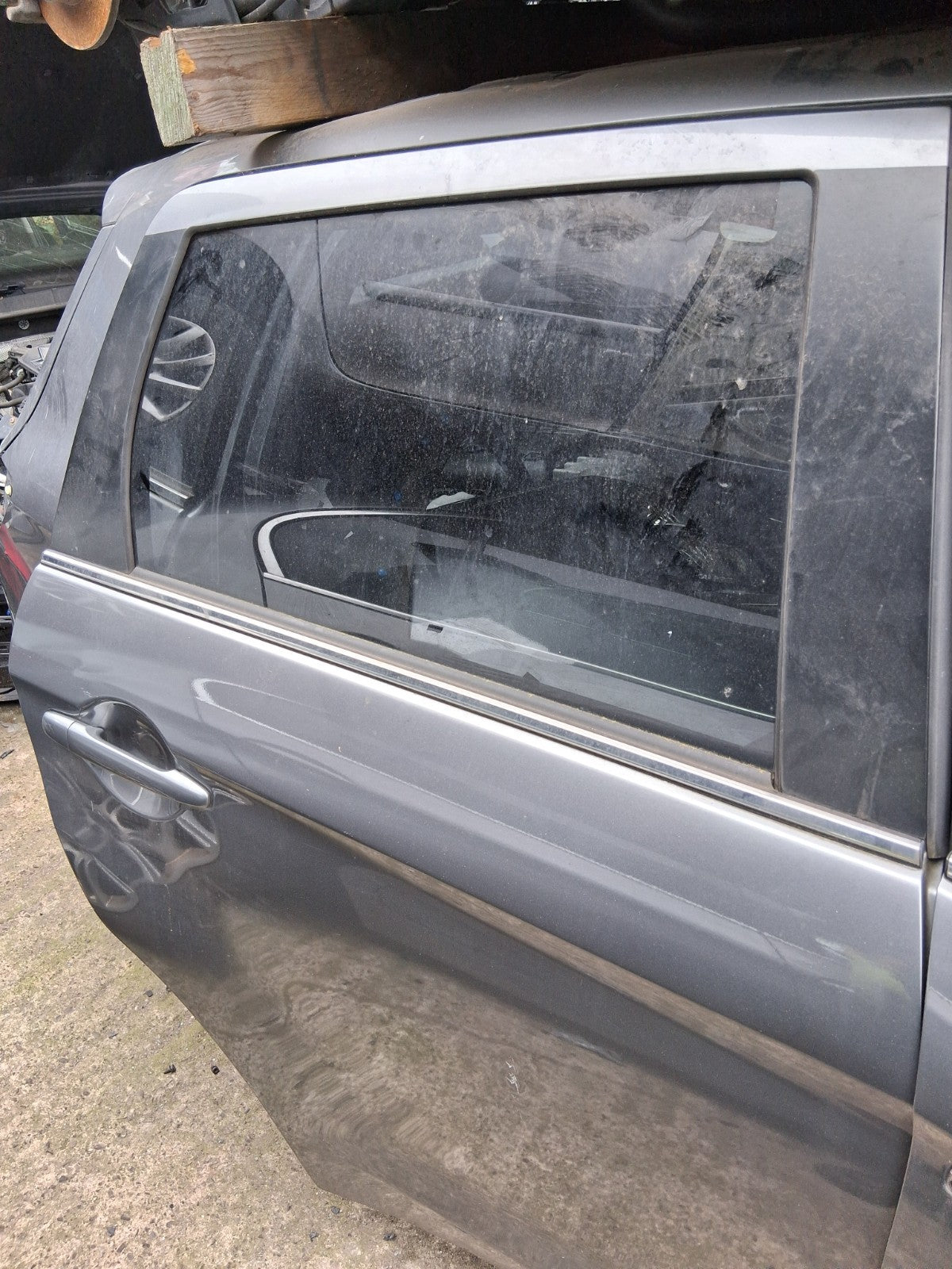 2020 MITSUBISHI ASX OSR DRIVER SIDE REAR RIGHT BARE DOOR TITANIUM GREY METALLIC