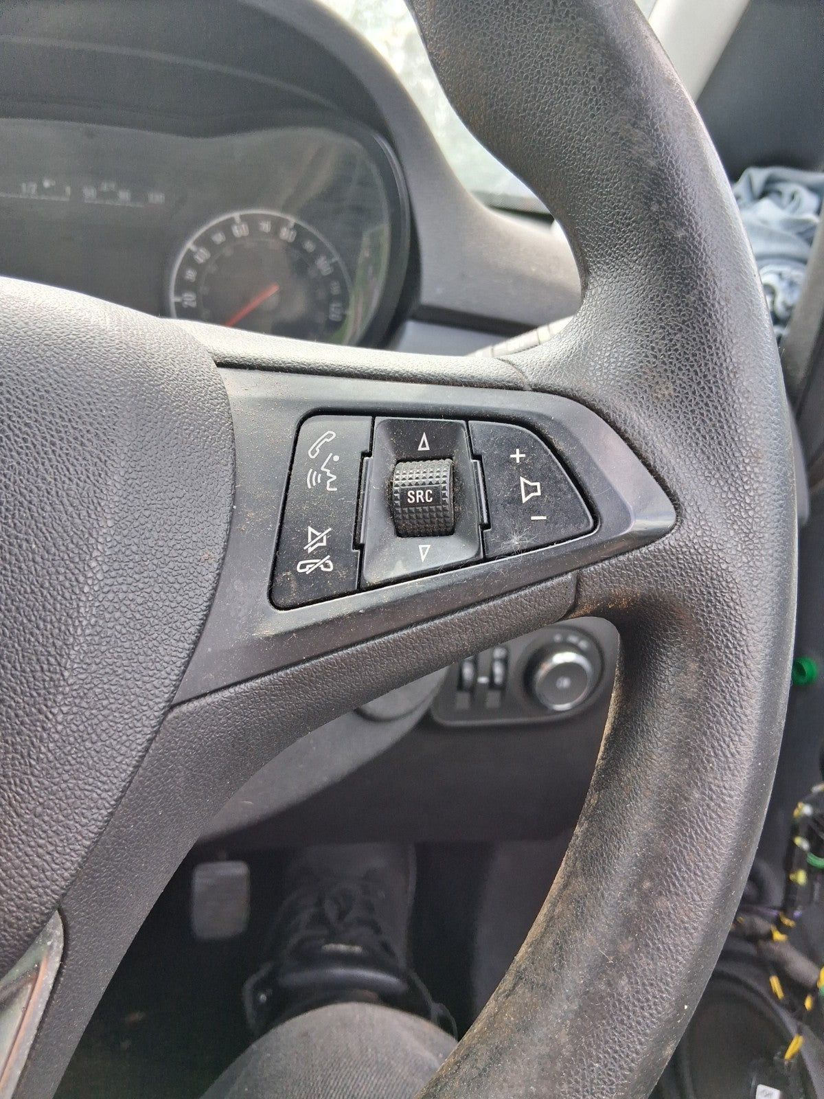 2017 VAUXHALL CORSA E 3 DOOR MULTIFUNCTIONAL STEERING WHEEL WITHOUT AIRBAG