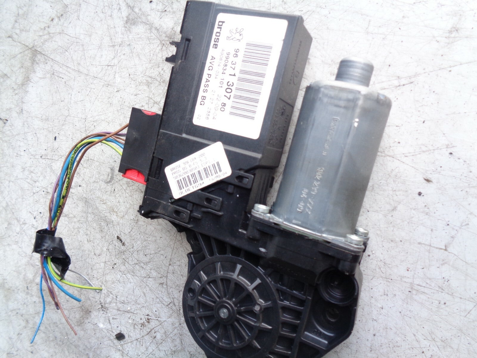 PEUGEOT 307 NS PASSENGER SIDE ELECTRIC WINDOW MOTOR 9637130780