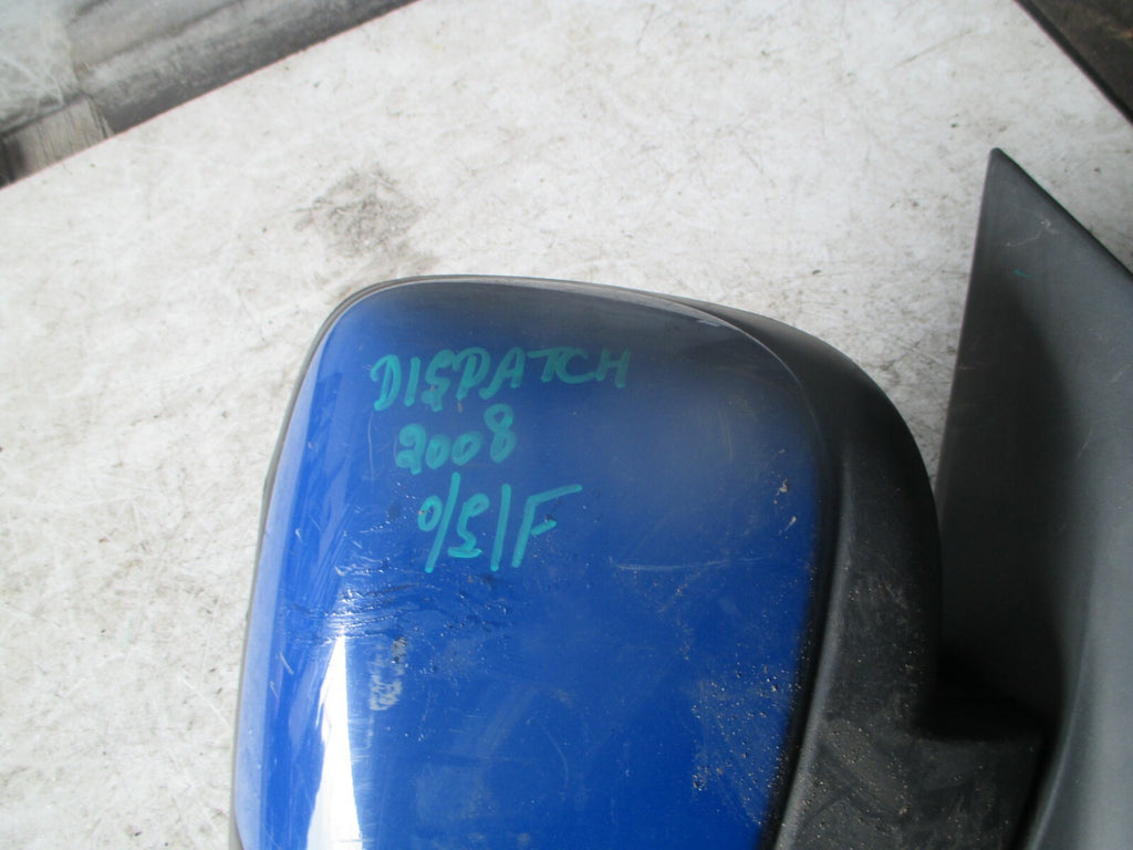 CITROEN DISPATCH 2008 MK2 OSF FRONT DRIVER SIDE WING MIRROR BLUE