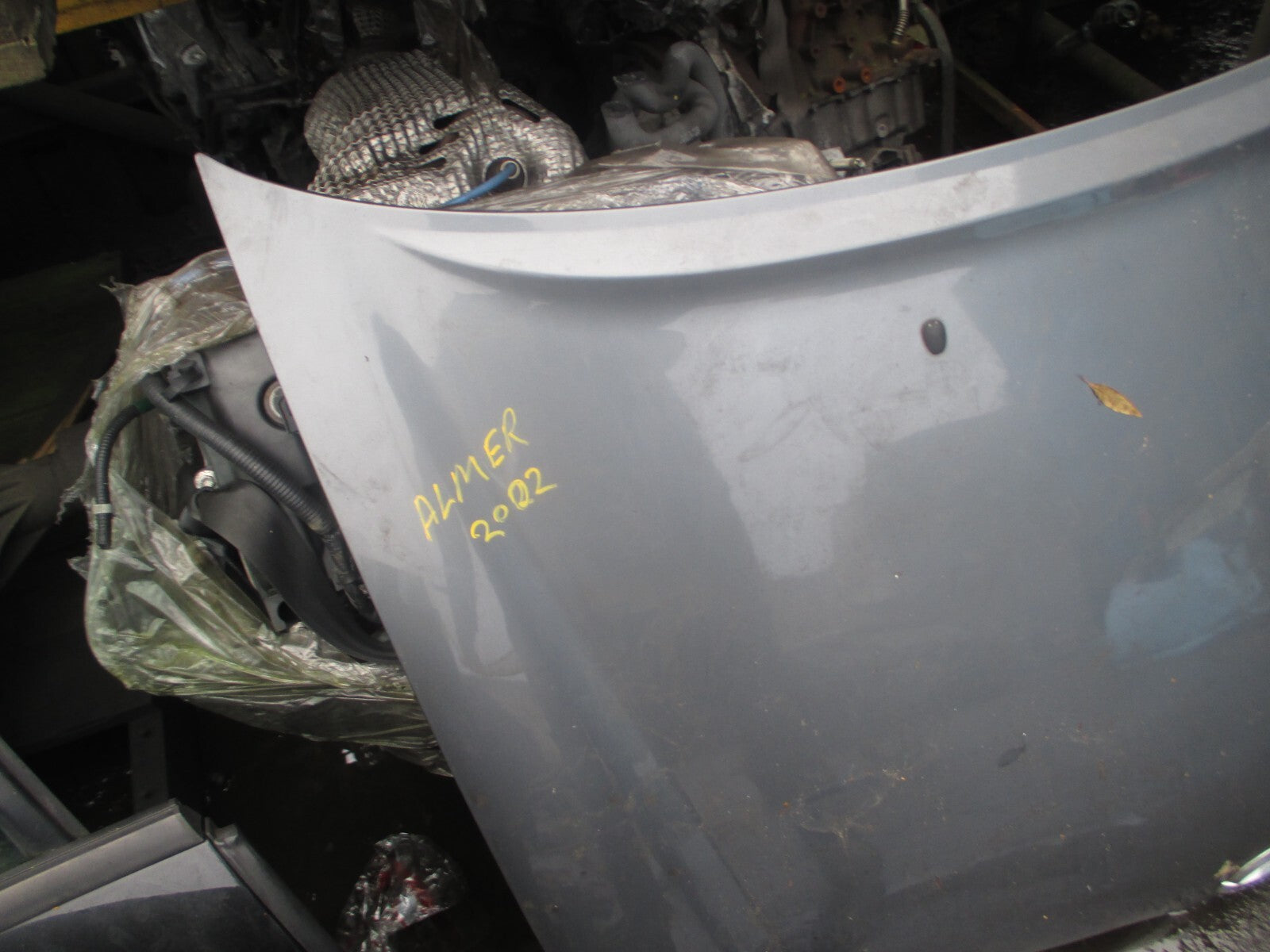 NISSAN ALMERA 2004 FRONT COMPLETE BONNET HOOD GREY