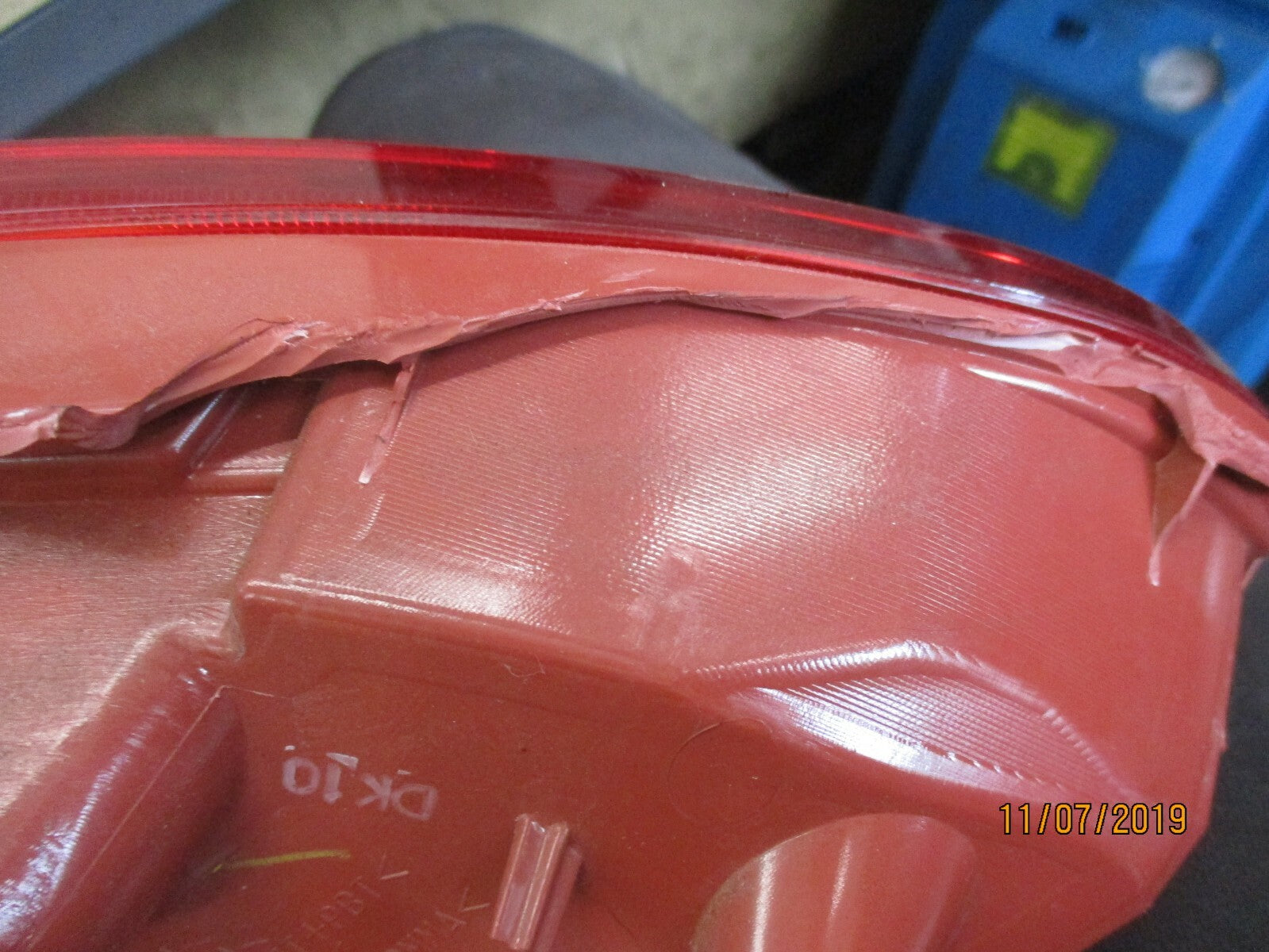 MAZDA 2 2017 OFF DRIVER SIDE REAR LIGHT