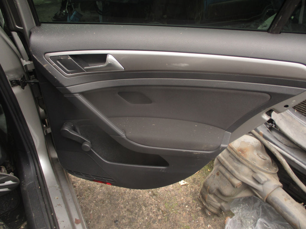 2014 VOLKSWAGEN GOLF MK7 OSR DRIVER SIDE REAR RIGHT DOOR CARD PANEL