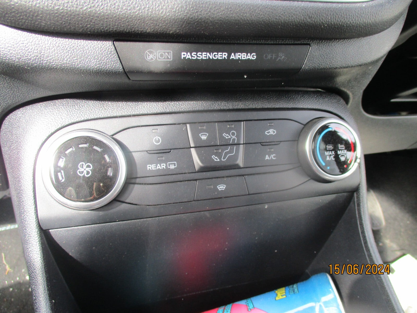 FORD FIESTA MK8 2023 HEATER AC CLIMATE CONTROL SWITCH PANEL