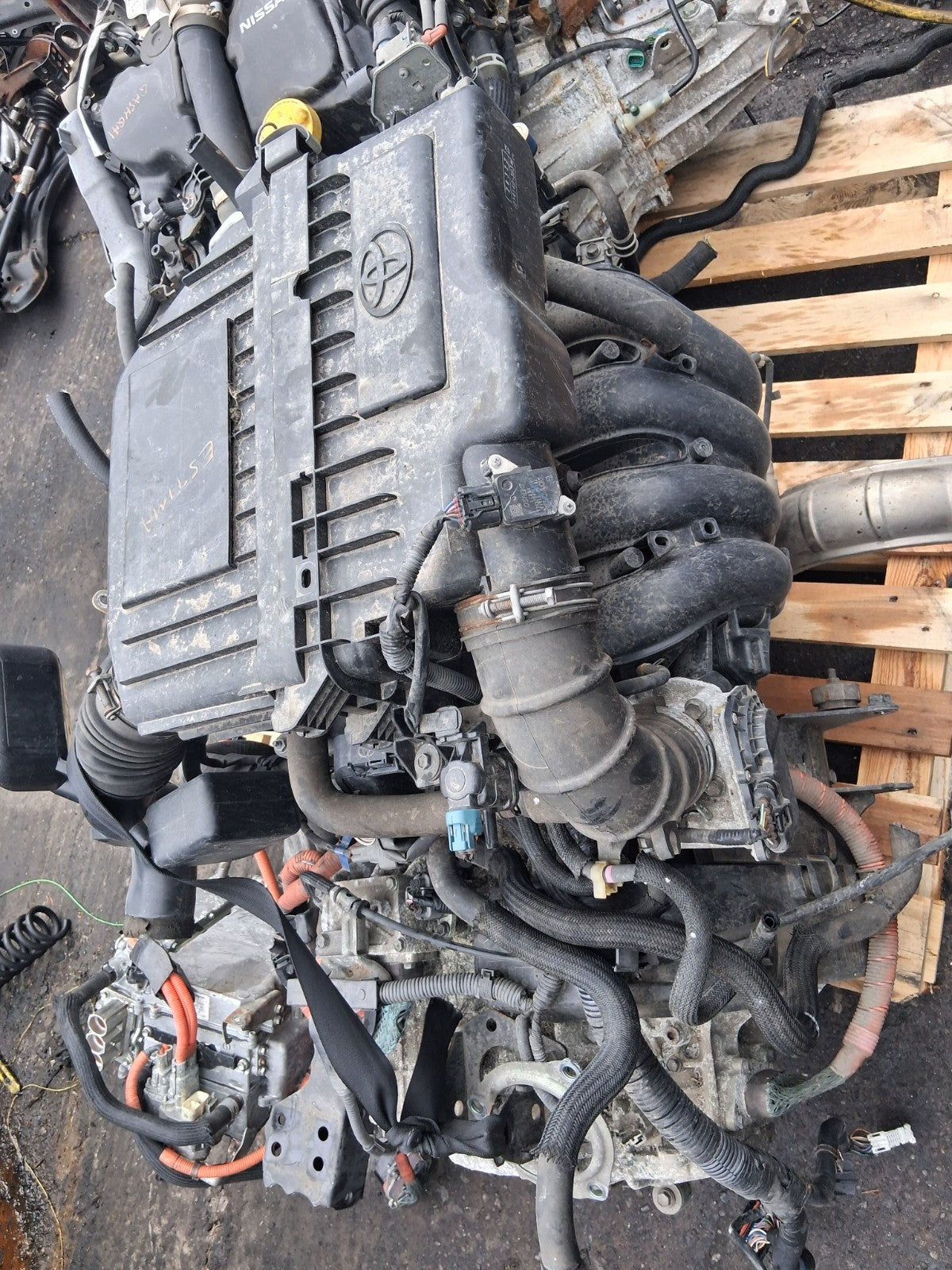 TOYOTA ESTIMA 2013 MK3 2.4 PETROL HYBRID BARE ENGINE 2AZ FE 63K MILES