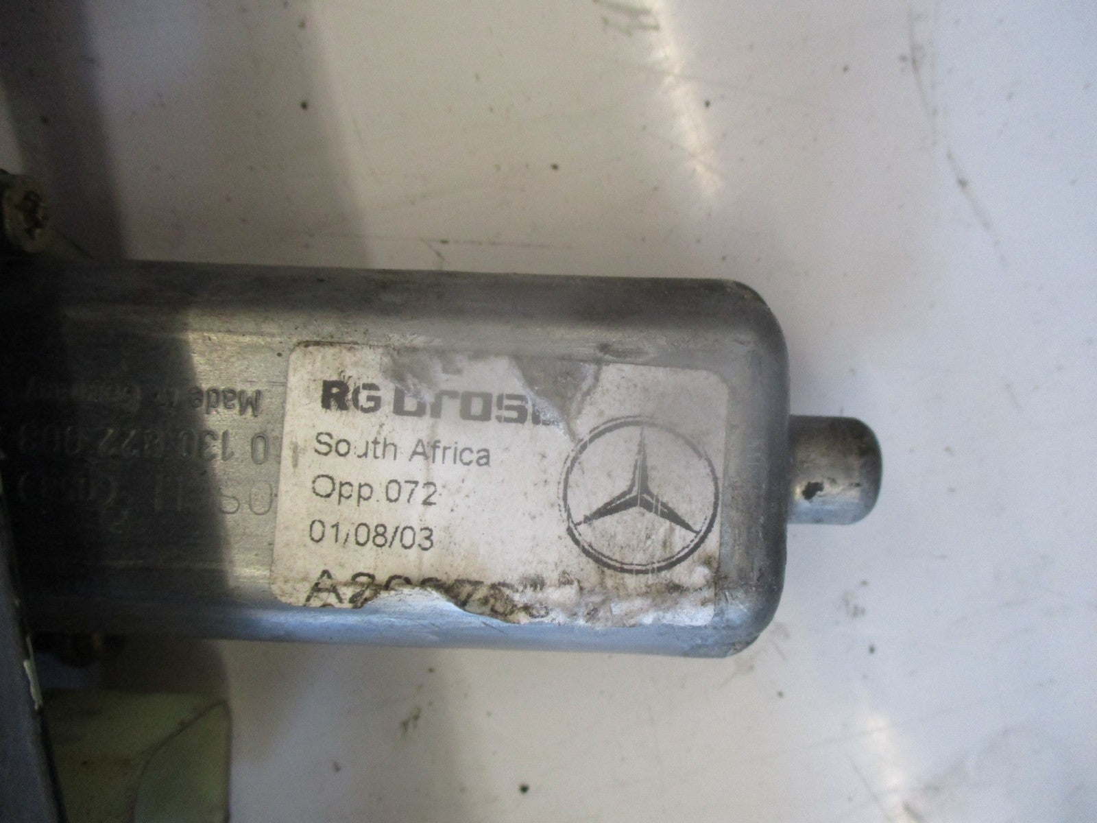 MERCEDES C CLASS W203 2003 NSR PASSENGER REAR WINDOW REGULATOR MOTOR A2038202942