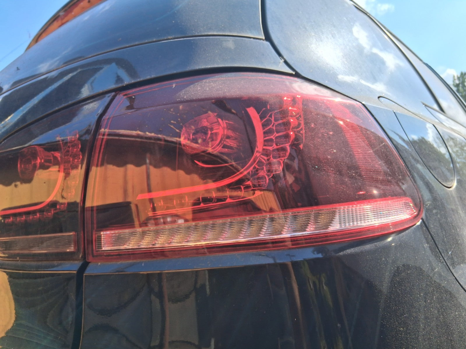 2012 VW VOLKSWAGEN GOLF MK6 OSR DRIVER SIDE REAR OUTER TAIL LIGHT LAMP