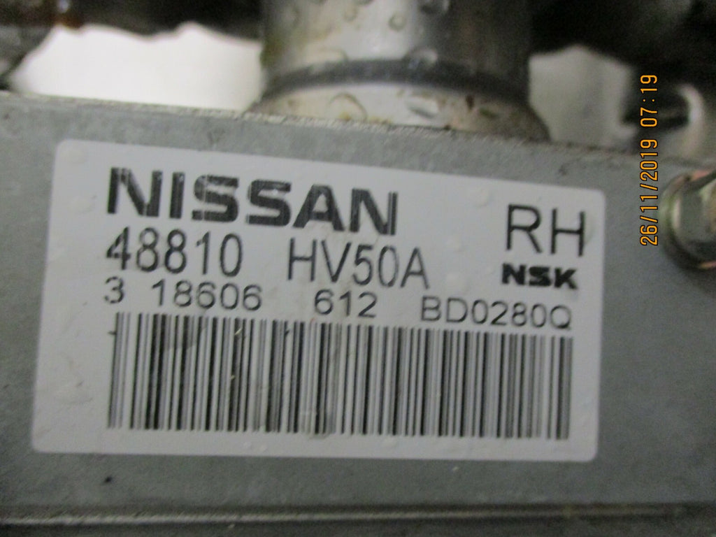NISSAN QASHQAI J11 2018 ELECTRIC POWER STEERING COLUMN PUMP MOTOR 48810HV50A
