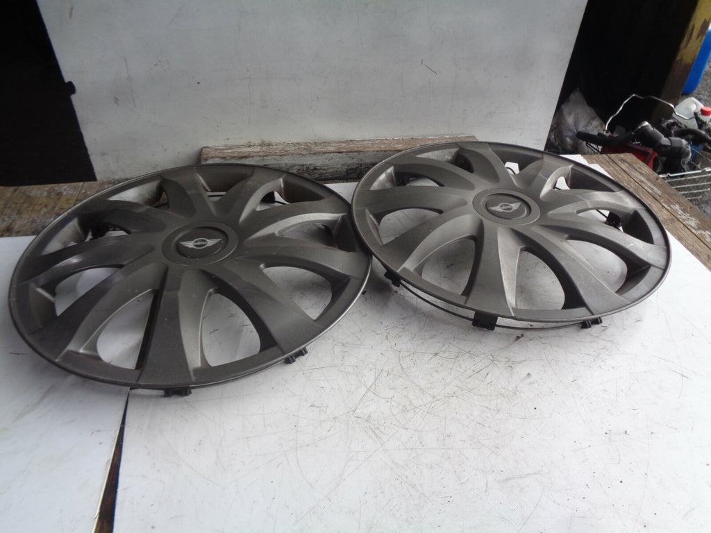 BMW MINI R52 2006 COOPER 2X 15INCH PLASTIC WHEEL COVER TRIMS SILVER