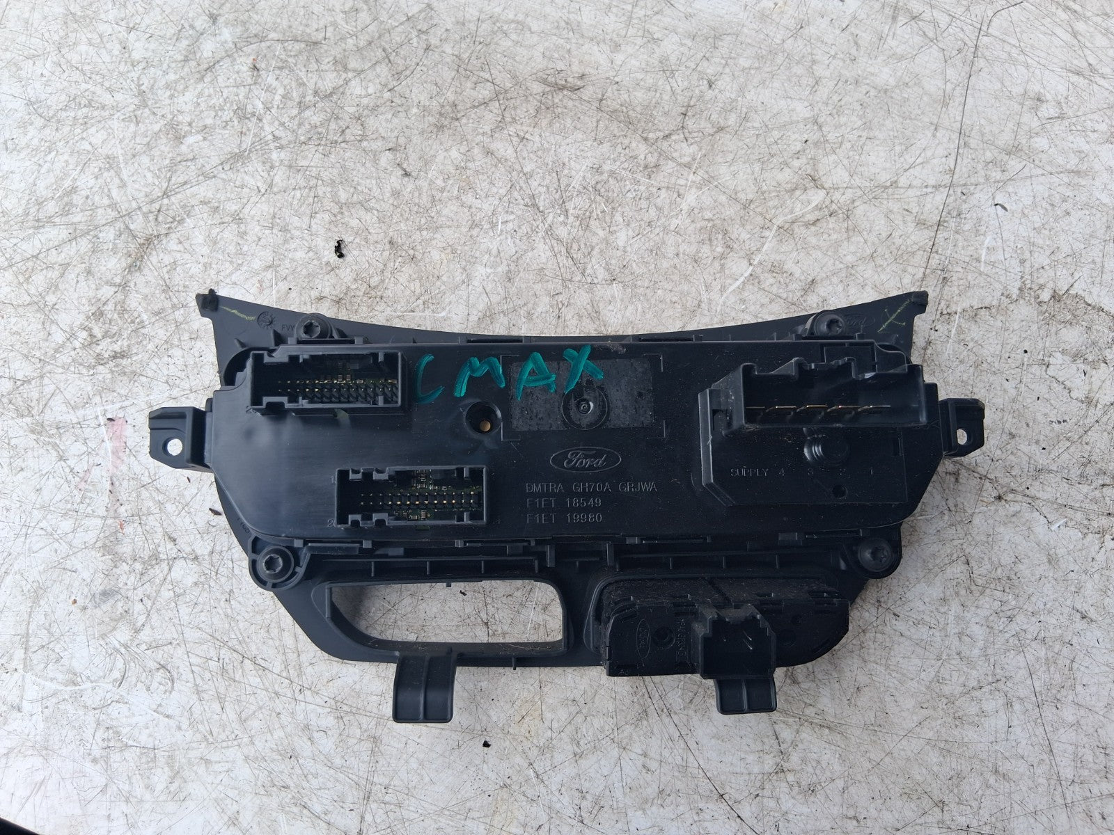 2016 FORD C MAX MK2 HEATER AC CLIMATE CONTROL SWITCH PANEL
