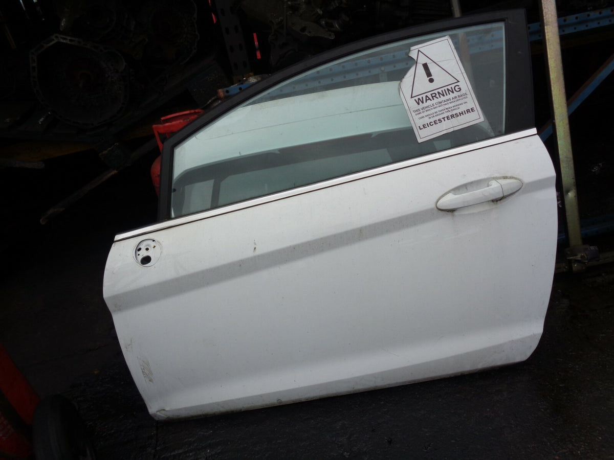 FORD FIESTA 2015 MK7 3 DOOR HATCHBACK NS PASSENGER SIDE FRONT COMPLETE DOOR