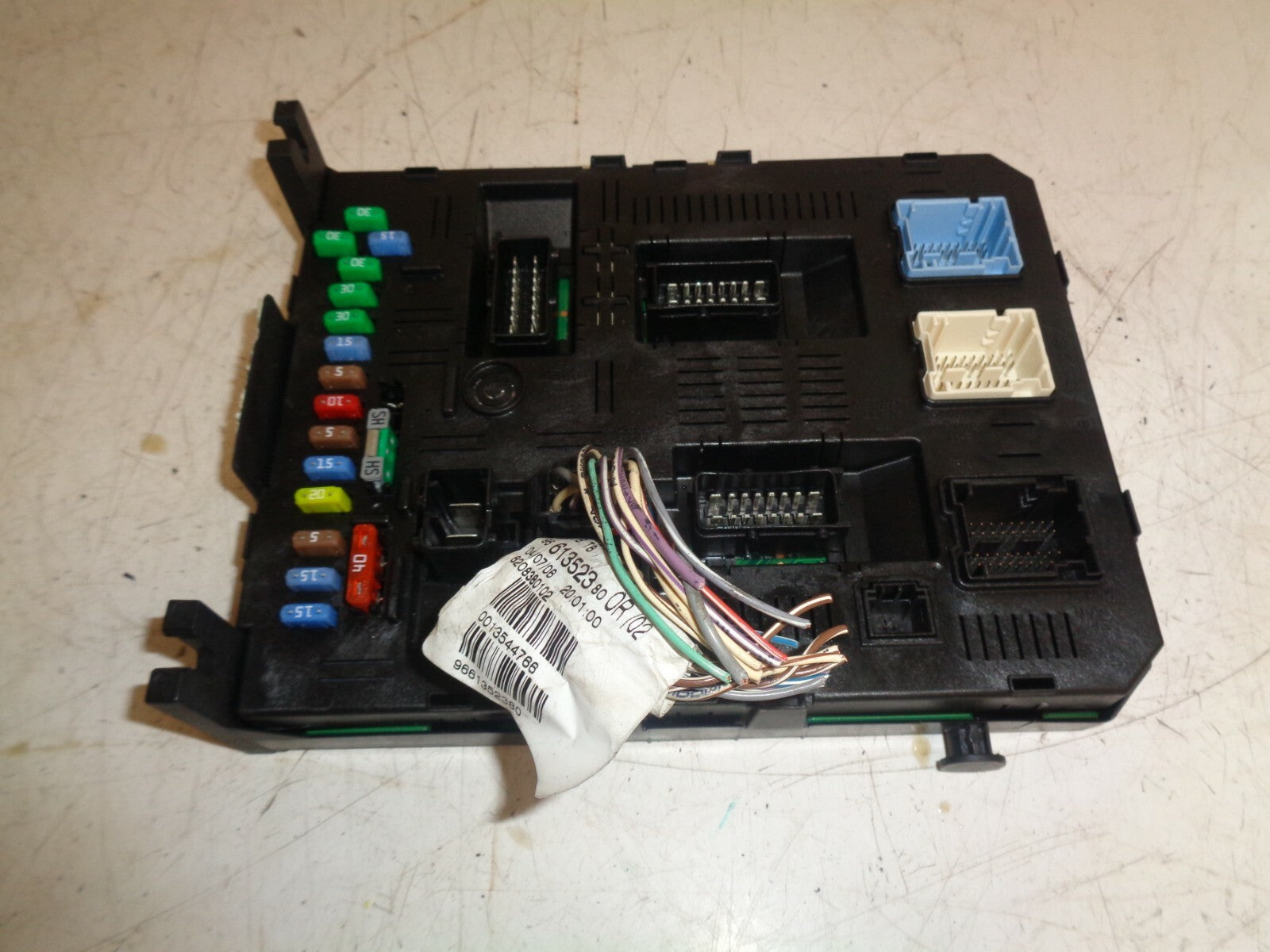 PEUGEOT 307 2006 1.6 HDI BCM BODY CONTROL MODULE UNIT 9661940280