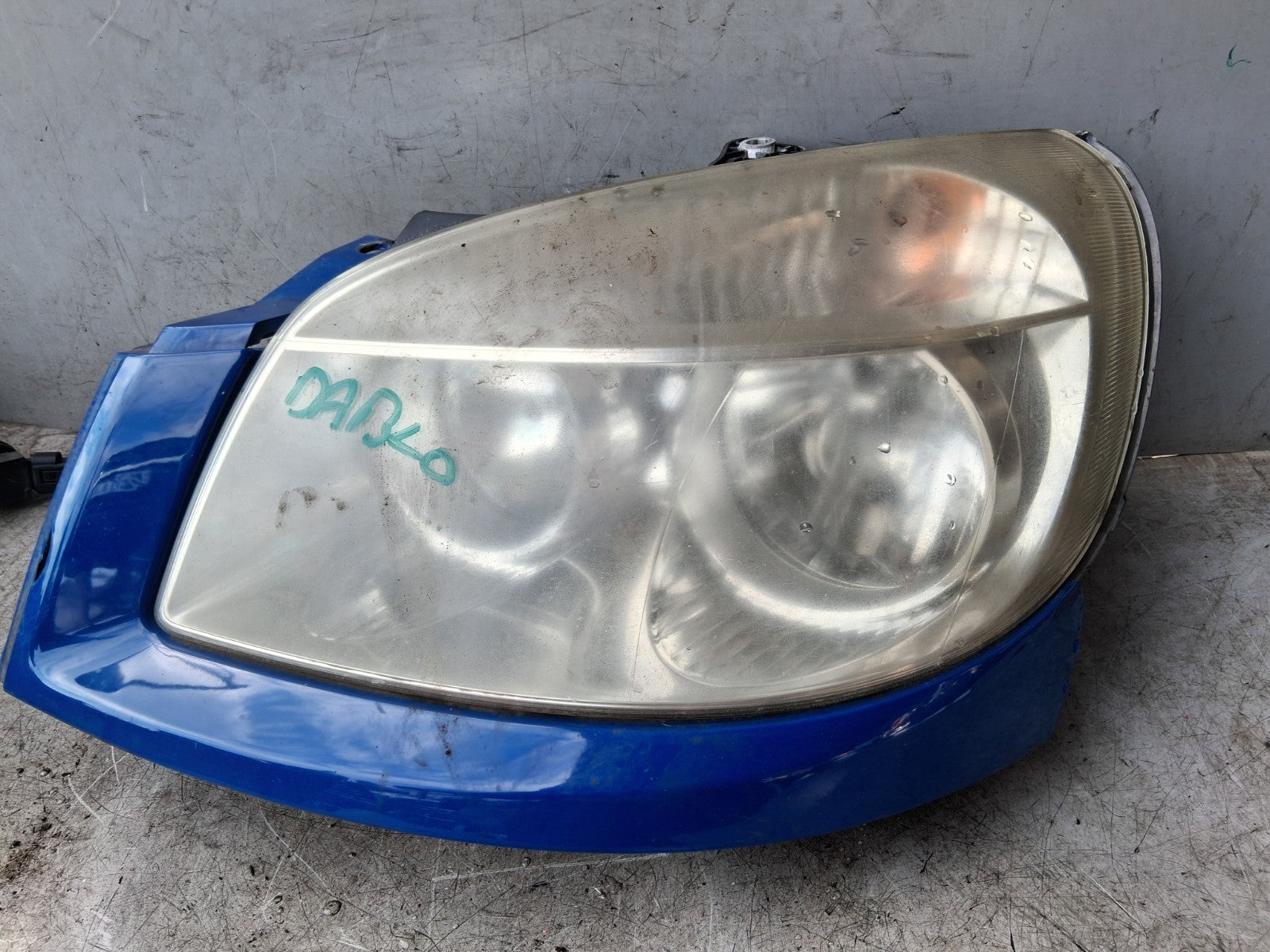 2010 FIAT DOBLO MK1 NSF PASSENGER SIDE FRONT HEADLIGHT HEADLAMP