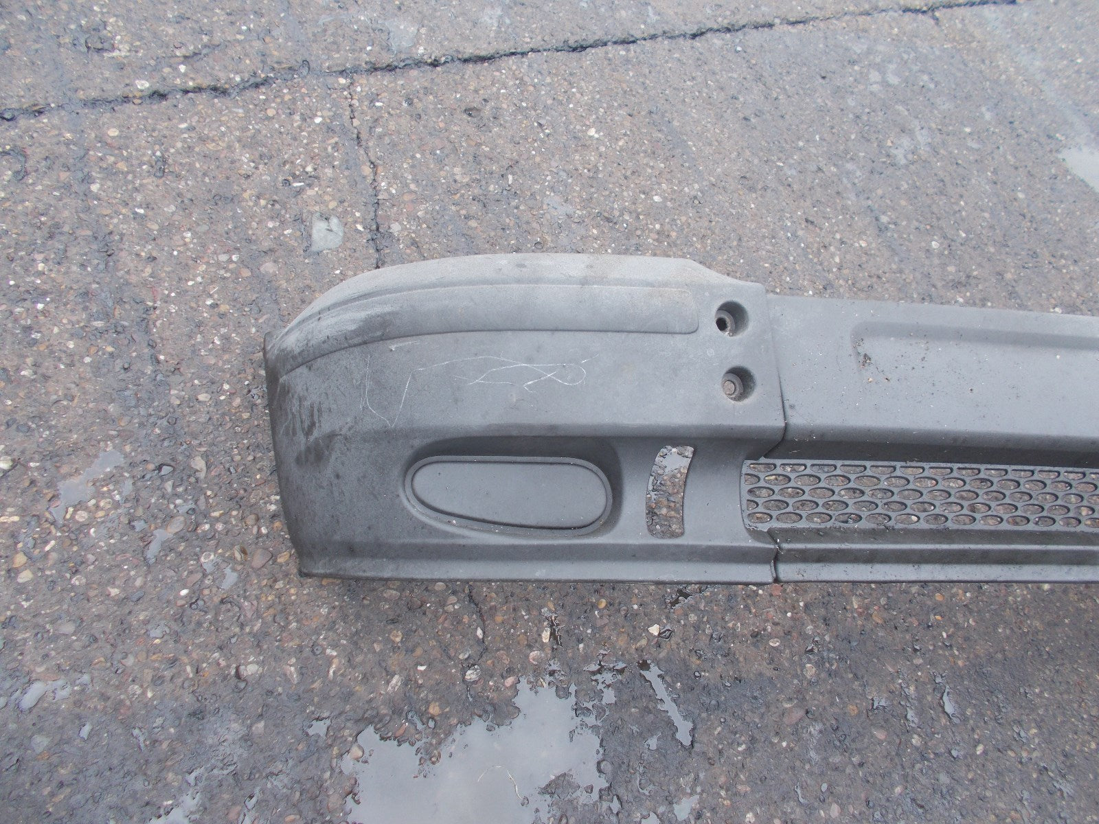 RENAULT KANGOO 2002 PANEL VAN REAR BUMPER BLACK