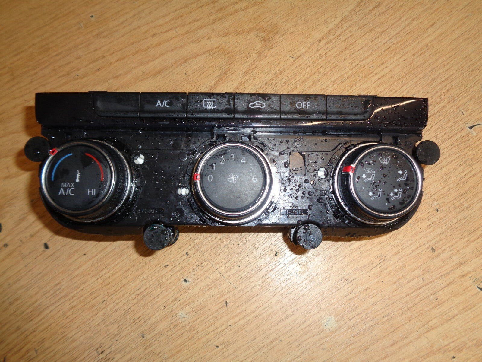 VW VOLKSWAGEN GOLF MK7 2015 HEATER CONTROL PANEL 5G0907426T