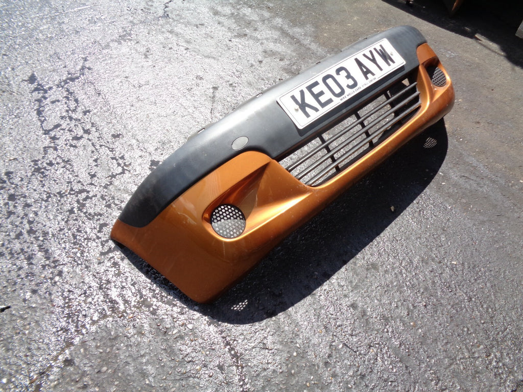 DEAWOO MATIZ 2003 ORANGE FRONT BUMPER