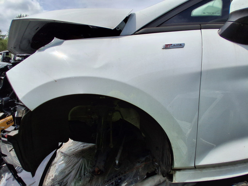 2023 FORD FIESTA MK8 NSF PASSENGER SIDE FRONT LEFT WING PANEL WHITE