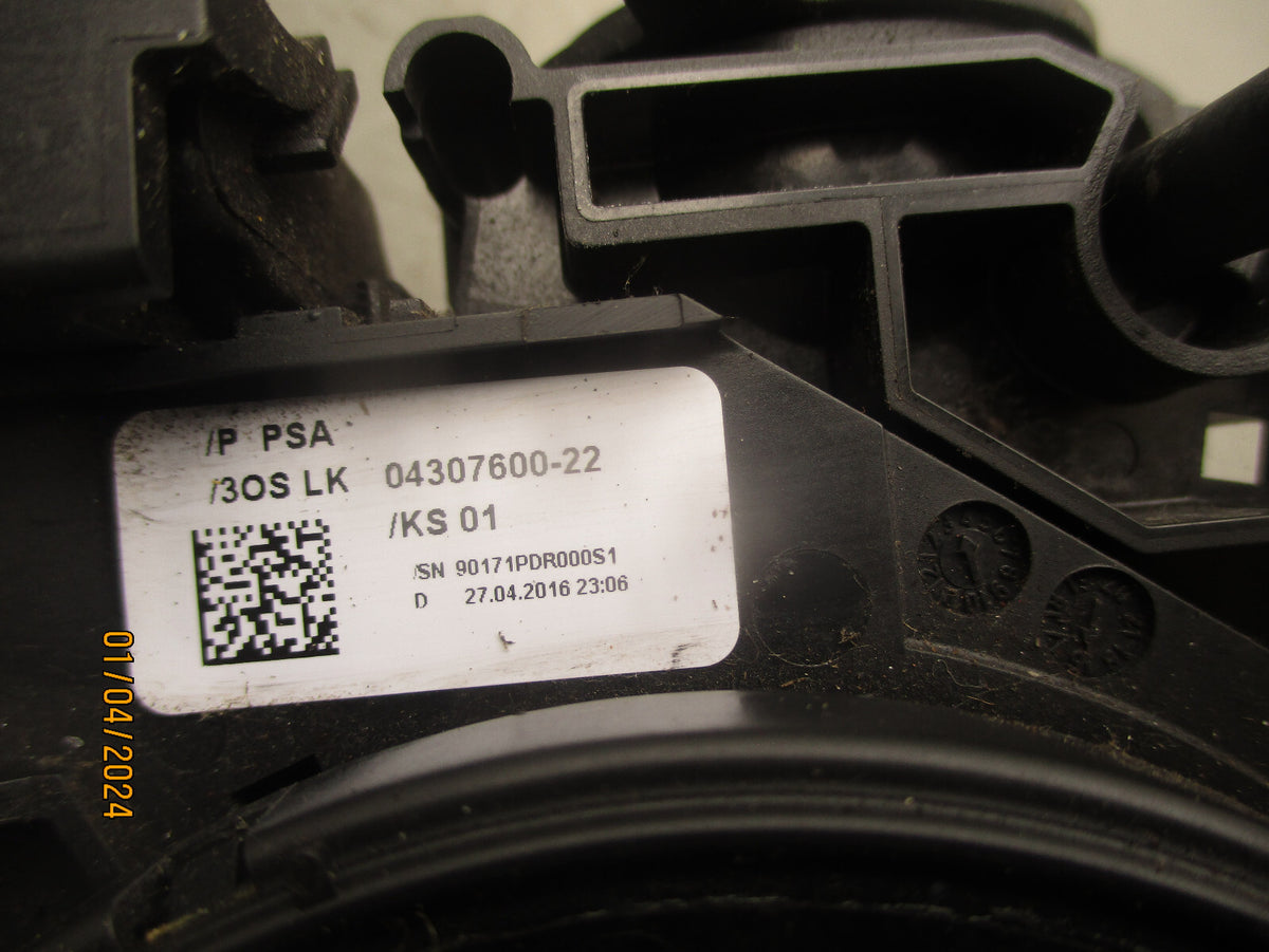 2016 CITROEN DS3 INDICATOR WIPER STALK SWITCH & SQUIB 96773880ZD
