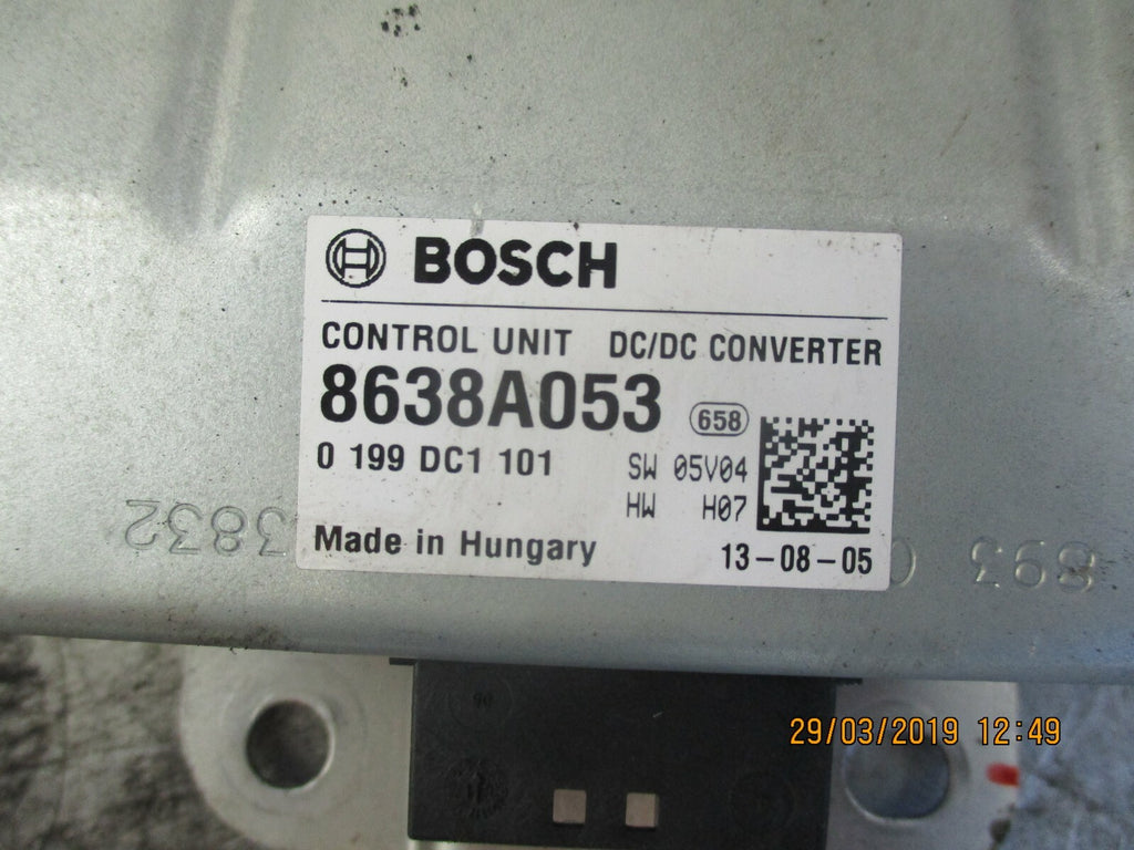 MITSUBISHI MIRAGE 2015 CENTRAL LOCKING UNIT MODULE 8638A053