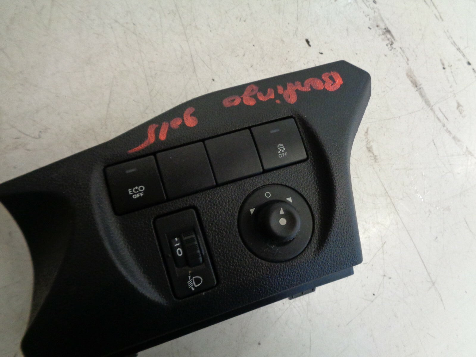 CITROEN BERLINGO MK2 2015 MIRROR CONTROL ECO OFF HEADLIGHT AIM CONTROL SWITCH