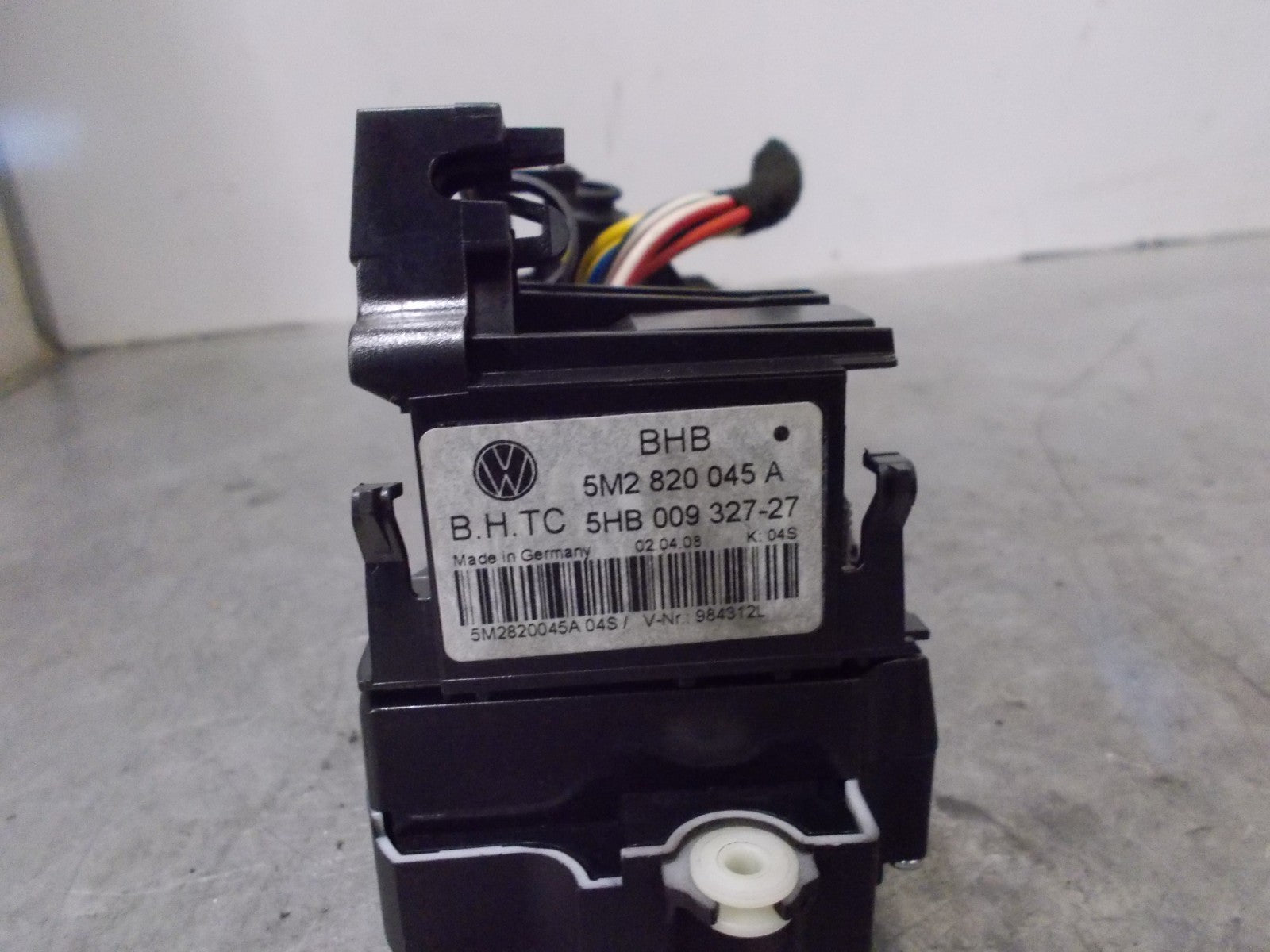 VW VOLKSWAGEN GOLF PLUS 2005 MK5 CLIMATE CONTROL SWITCHES 5M2820045A