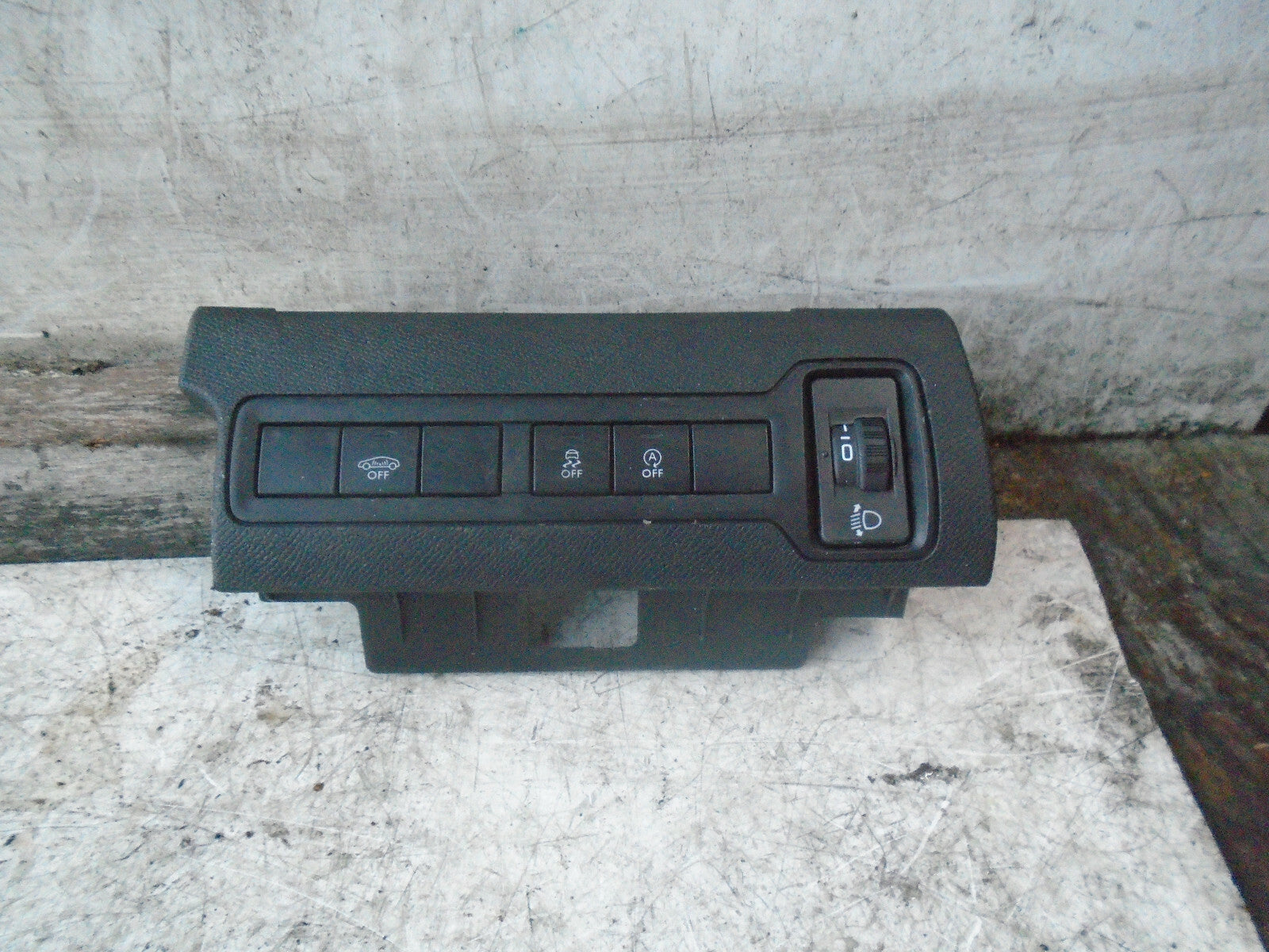 PEUGEOT 308 2018 HEADLIGHT SWITCH PANEL DASHBOARD TRIM