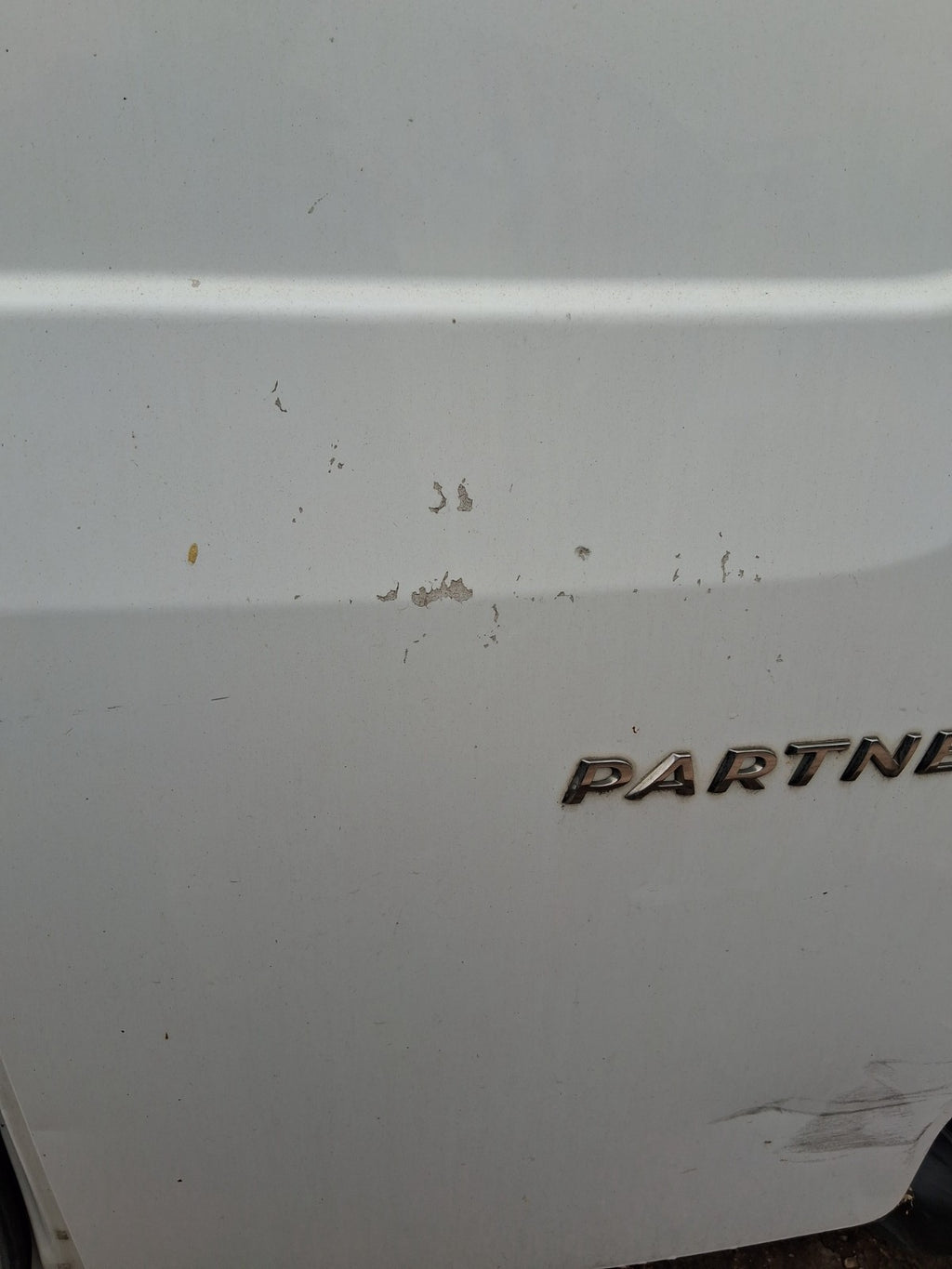 2017 PEUGEOT PARTNER MK2 OSR DRIVER SIDE REAR RIGHT COMPLETE DOOR WHITE
