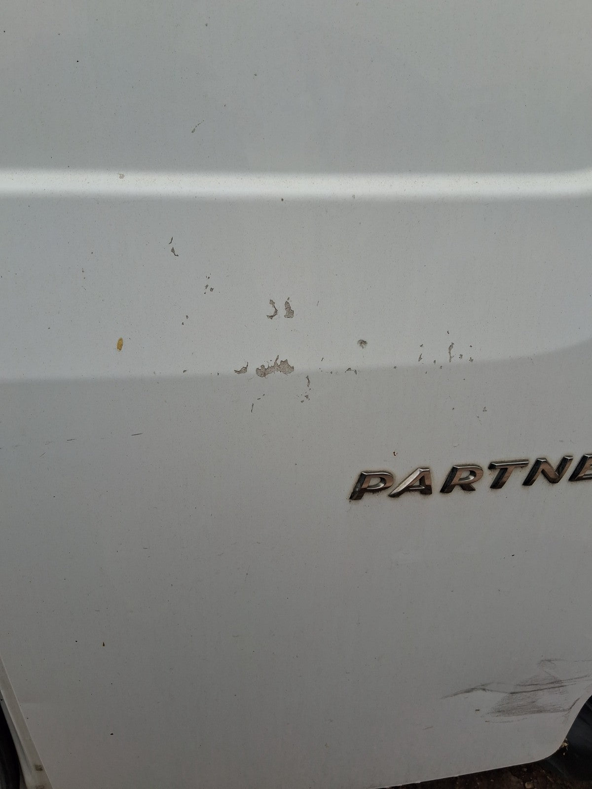 2017 PEUGEOT PARTNER MK2 OSR DRIVER SIDE REAR RIGHT COMPLETE DOOR WHITE