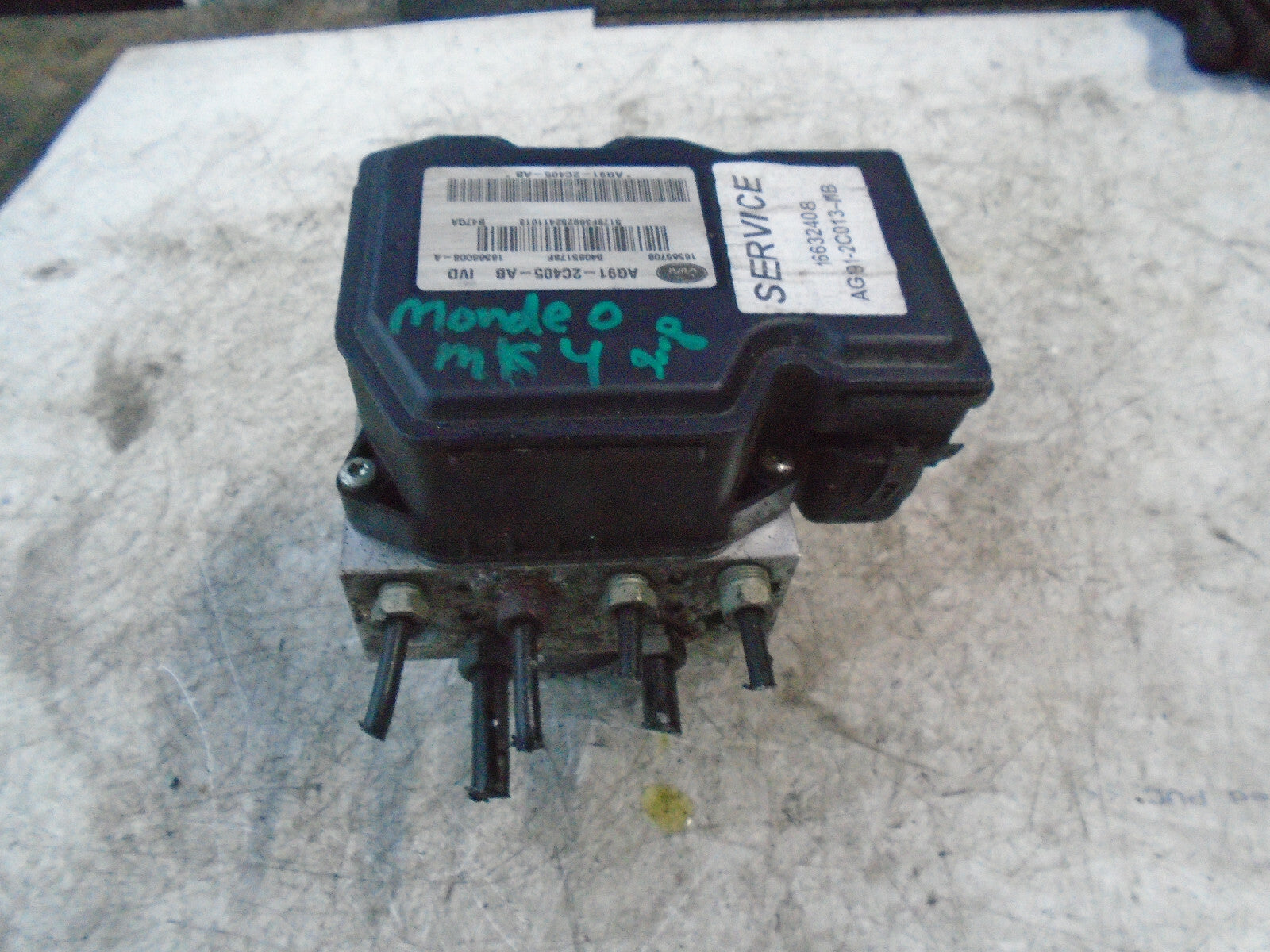 FORD MONDEO MK4 2008 ABS PUMP & MODULATOR AG912C405AB
