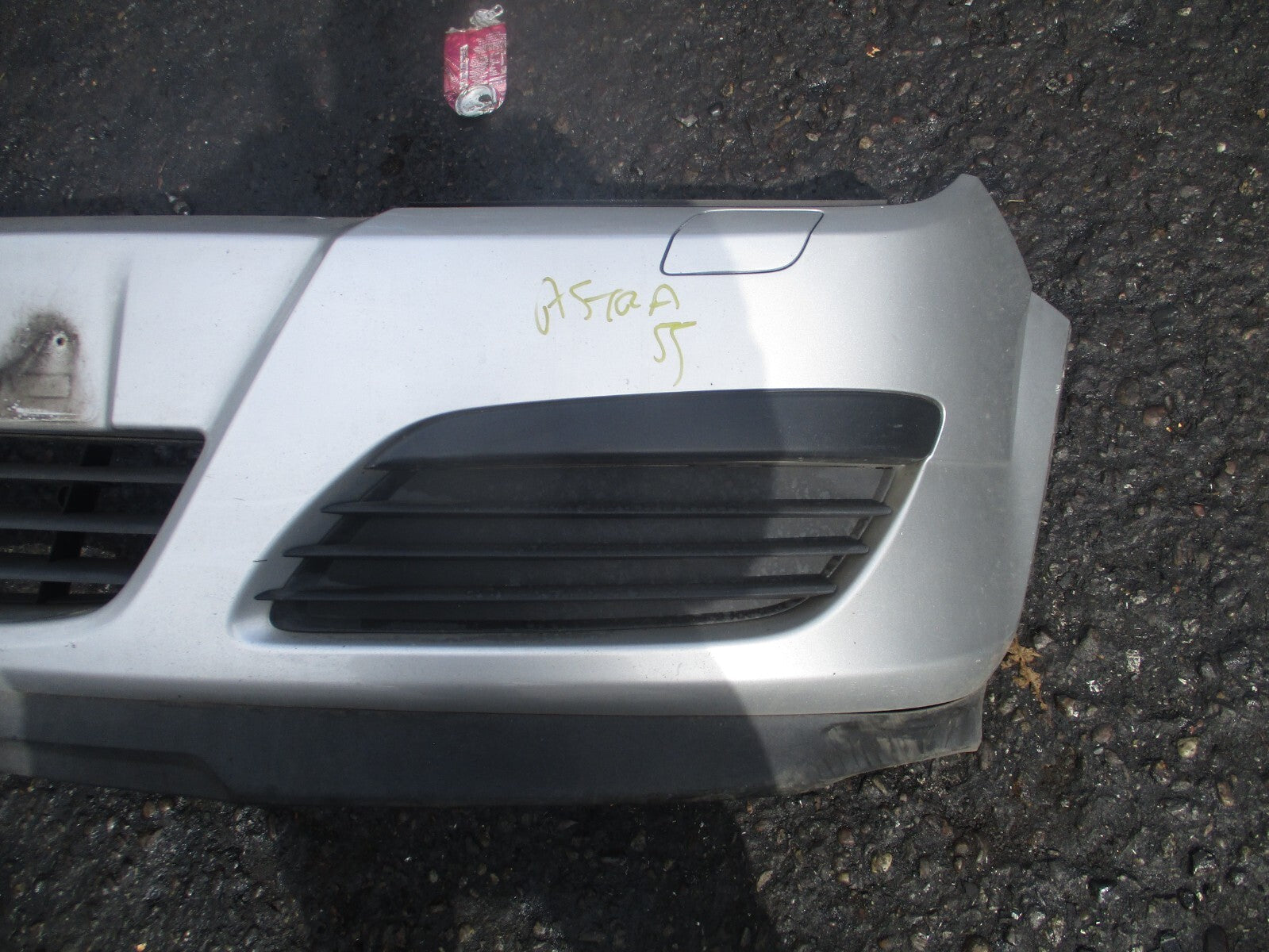 VAUXHALL ASTRA H 2008 5 DOOR FRONT BUMPER FOG LIGHT GRILLS SILVER