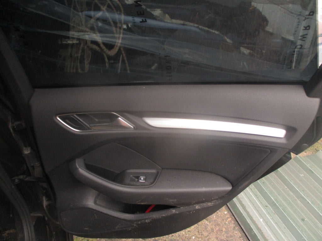 2019 AUDI A3 8V S LINE HATCH OSR DRIVER SIDE REAR RIGHT DOOR CARD