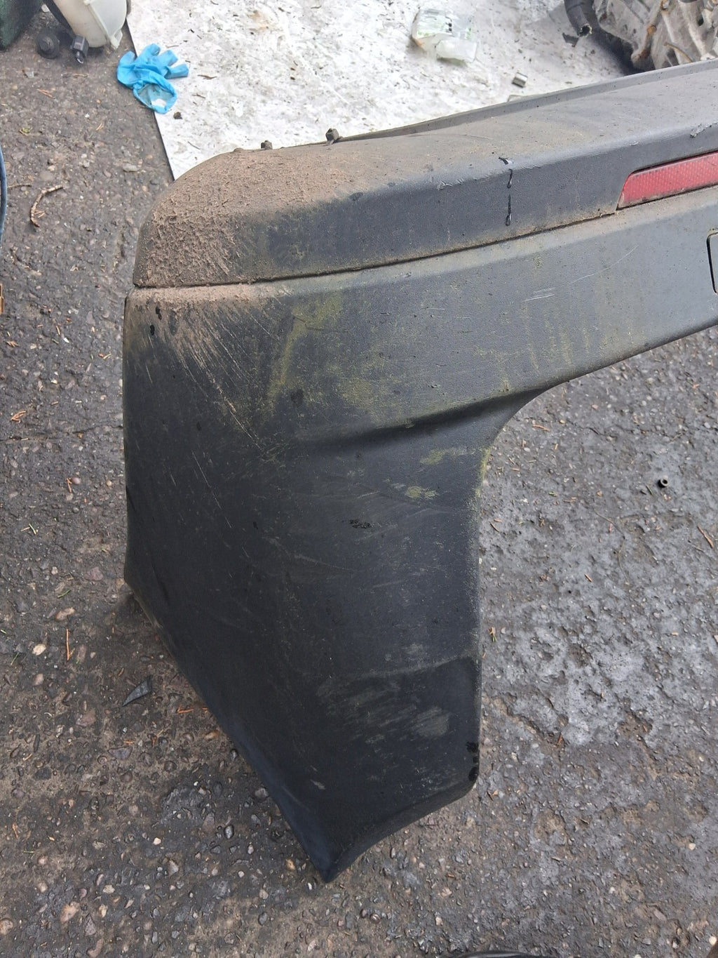 2013 FIAT DOBLO MK2 COMPLETE REAR BUMPER BLACK