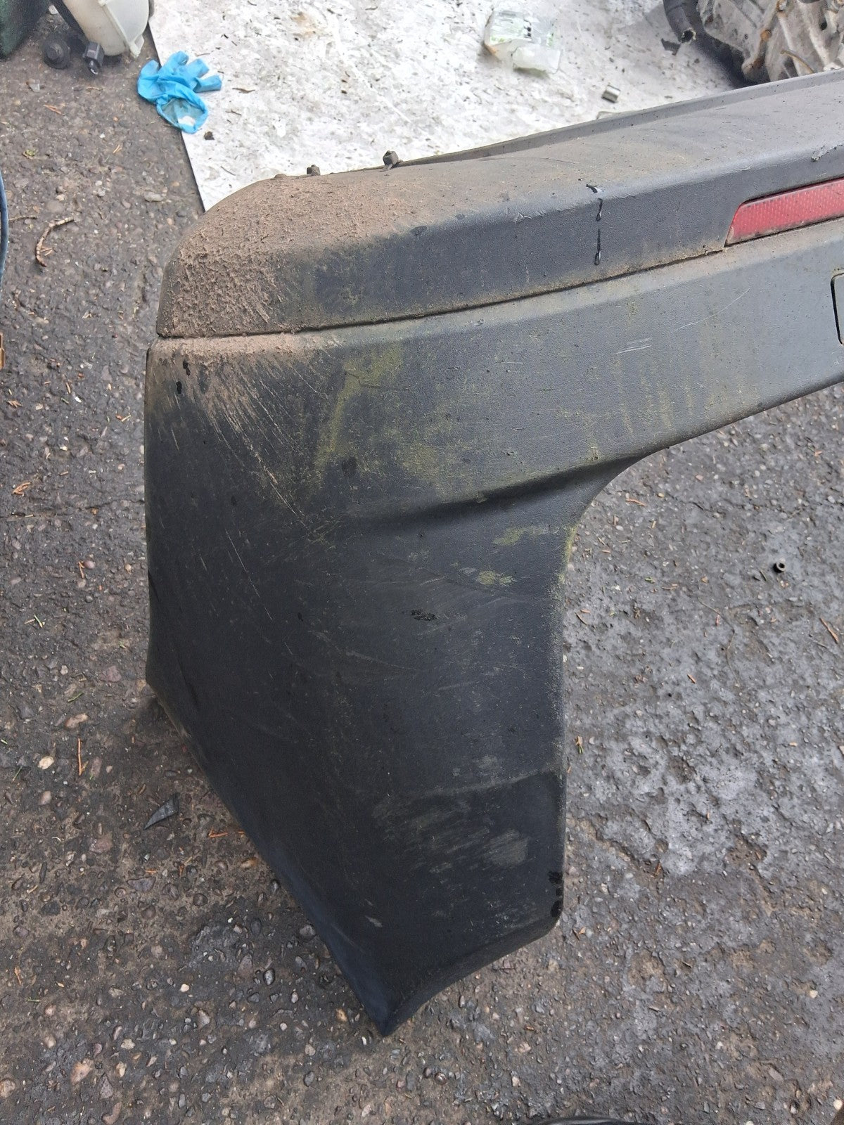 2013 FIAT DOBLO MK2 COMPLETE REAR BUMPER BLACK