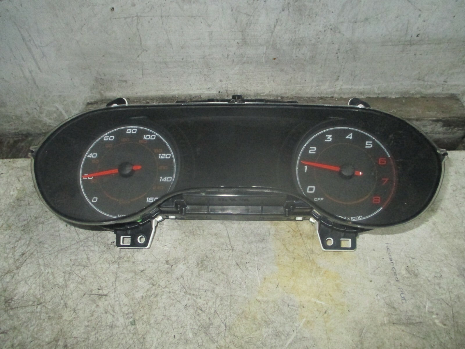 FIAT TIPO 2017 1.4 PETROL SPEEDOMETER INSTRUMENT CLUSTER 00520783010