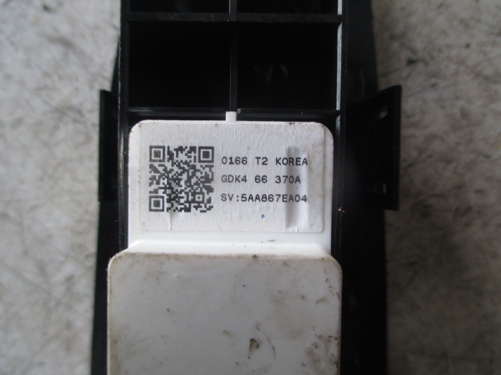 MAZDA 6 MK2 2007 NSF PASSENGER FRONT LEFT ELECTRIC WINDOW SWITCH 5AA867EA04