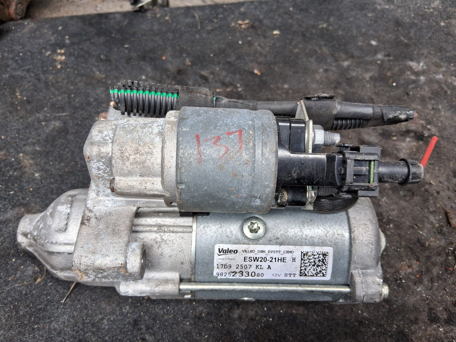 2019 CITROEN C4 CACTUS 1.5 DIESEL STARTER MOTOR 9825233080