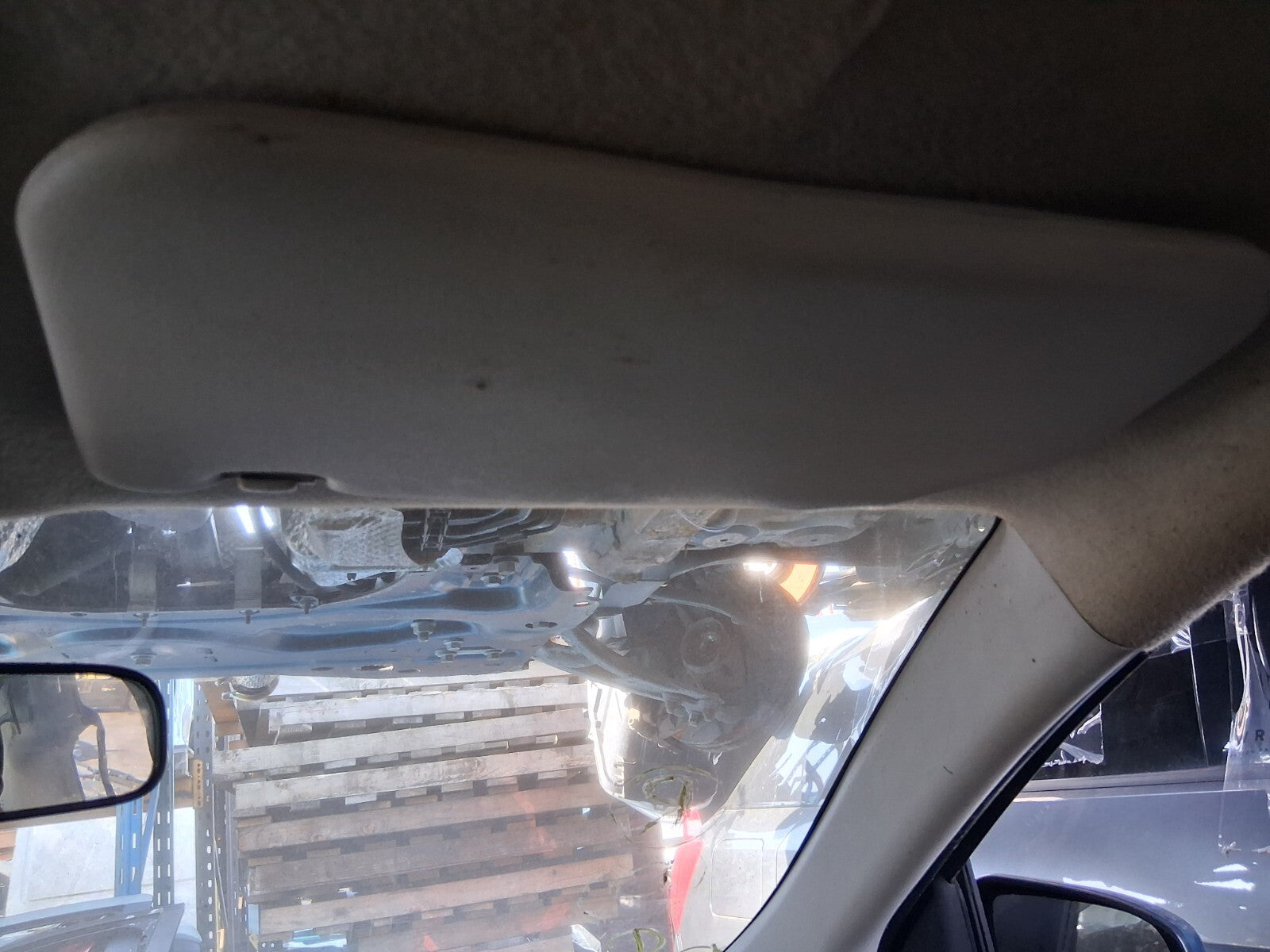 2016 MITSUBISHI MIRAGE MK6 OSF DRIVER SIDE RIGHT FRONT INTERIOR SUN VISOR