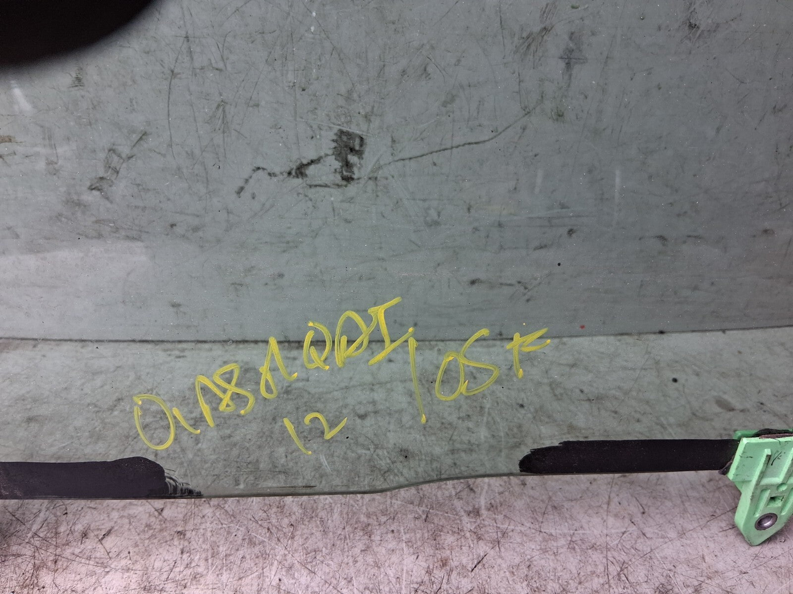 2012 NISSAN QASHQAI J10 OSF DRIVER SIDE FRONT RIGHT WINDOW GLASS 43R00346