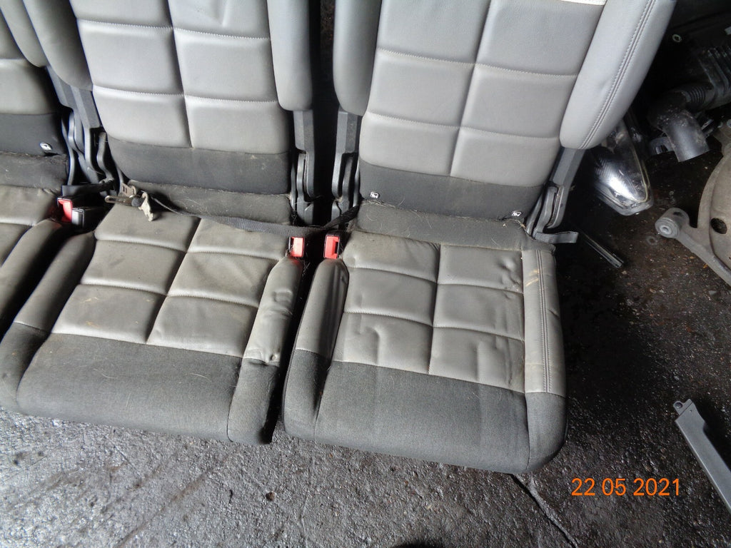 CITROEN C5 AIRCROSS 2019 REAR SEATS HALF LEATHER & FABRIC WITH WHITE STRIP