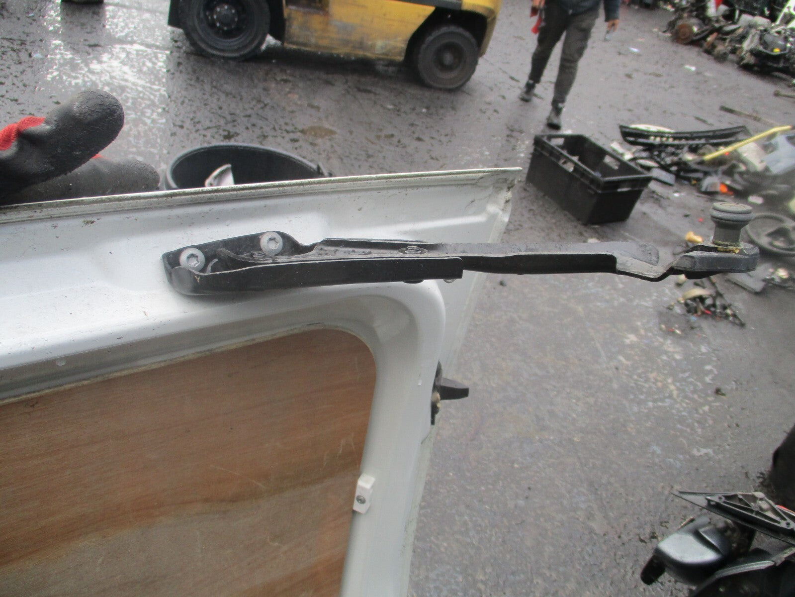 PEUGEOT BIPPER 2015 NSR PASSENGER SIDE SLIDING LOADING DOOR WHITE