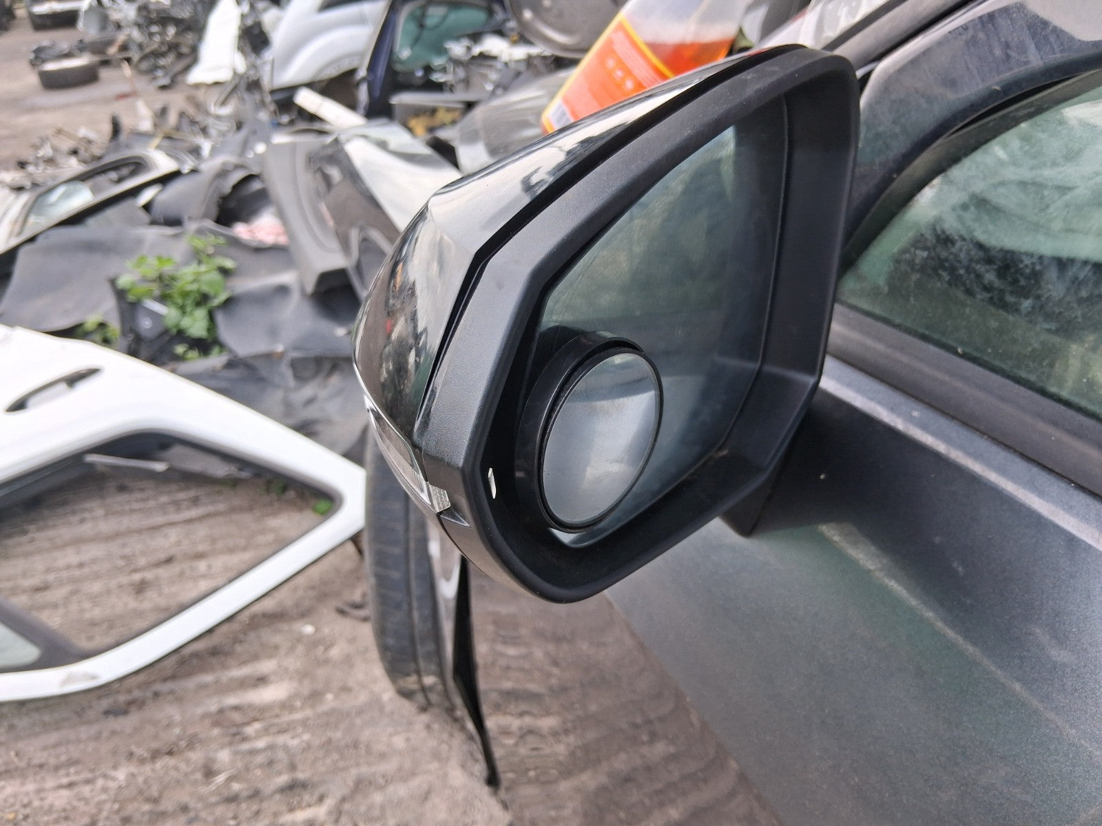 2021 AUDI Q2 MK1 FACELIFT NSF PASSENGER SIDE FRONT POWER FOLD WING MIRROR GREY