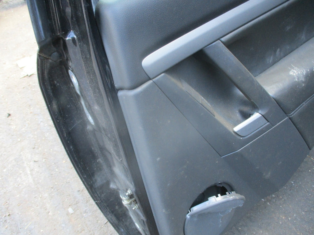 VAUXHALL SIGNUM 2003 - 2008 OSR DRIVER SIDE REAR DOOR CARD HANDLE GLASS BLACK